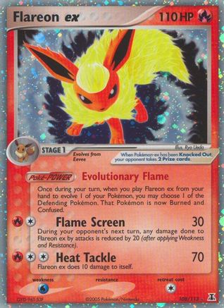 Flareon ex 108/113 - Delta Species Holofoil