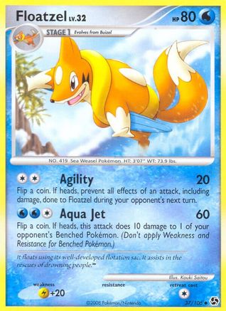 Floatzel 37/106 - Great Encounters