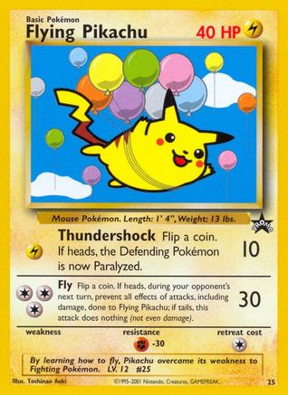 Flying Pikachu 25/53 - Wizards Black Star Promos