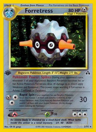 Forretress 2/75 - Neo Discovery Unlimited Holofoil
