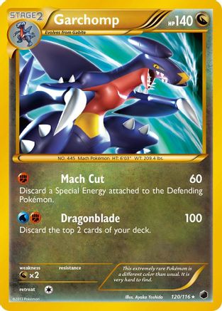 Garchomp 120/116 - Plasma Freeze Holofoil