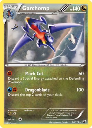 Garchomp 96/113 - Legendary Treasures Holofoil