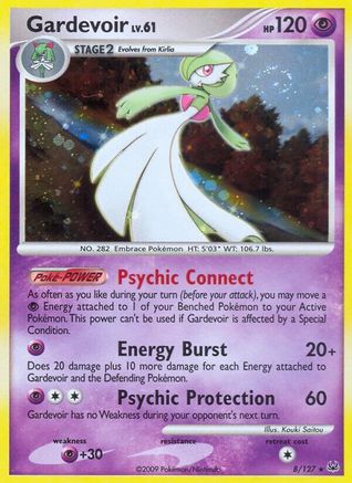 Gardevoir 8/127 - Platinum Reverse Holofoil