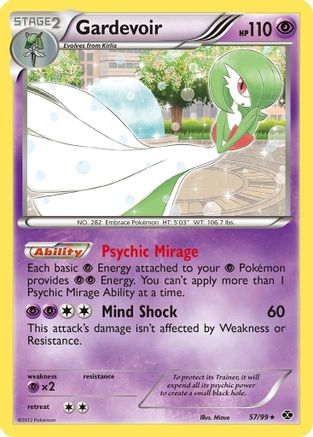 Gardevoir 57/99 - Next Destinies Holofoil