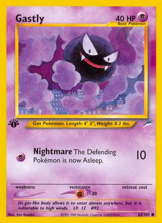 Gastly 65/105 - Neo Destiny 1st Edition