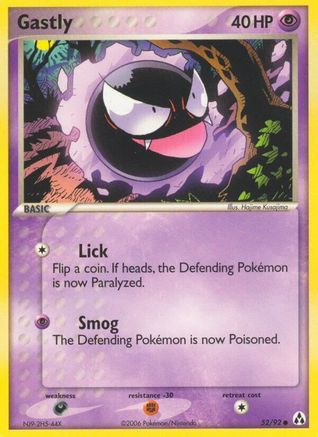 Gastly 52/92 - Legend Maker