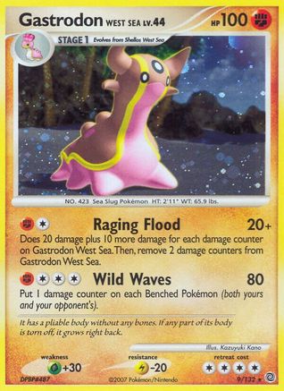 Gastrodon West Sea 9/132 - Secret Wonders Reverse Holofoil