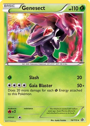 Genesect 16/113 - Legendary Treasures Reverse Holofoil