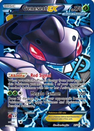 Genesect EX (Team Plasma) (97 Full Art) 97/101 - Plasma Blast Holofoil