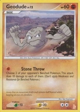 Geodude 1 - DP Trainer Kit Manaphy & Lucario