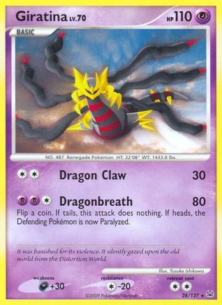 Giratina (28) 28/127 - Platinum Reverse Holofoil
