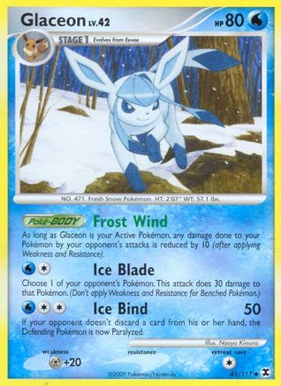 Glaceon 41/111 - Rising Rivals Reverse Holofoil