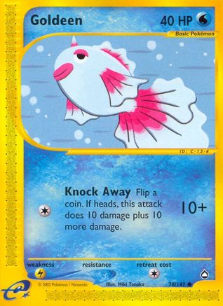 Goldeen 78/147 - Aquapolis Reverse Holofoil