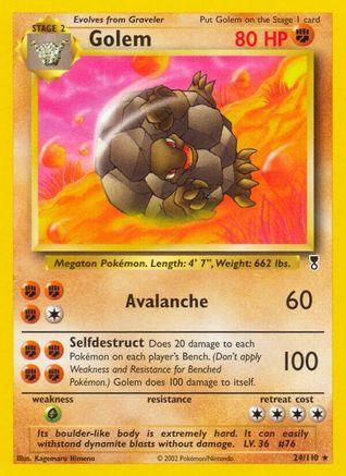 Golem 24/110 - Legendary Collection Reverse Holofoil