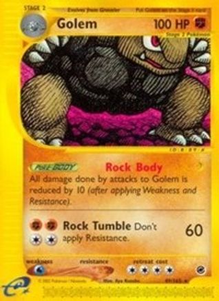 Golem 49/165 - Expedition Base Set Reverse Holofoil