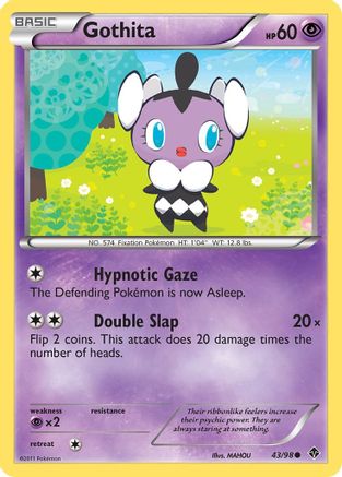 Gothita (43) 43/98 - Emerging Powers Reverse Holofoil