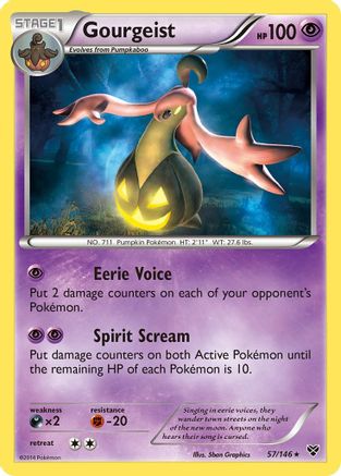 Gourgeist 57/146 - XY Holofoil