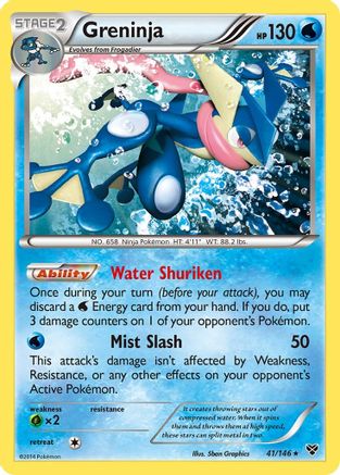 Greninja 41/146 - XY Holofoil