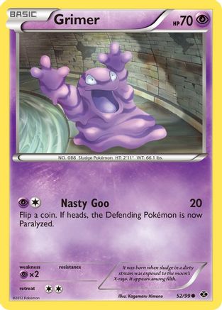 Grimer 52/99 - Next Destinies Reverse Holofoil