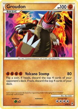 Groudon 6/95 - Call of Legends Reverse Holofoil