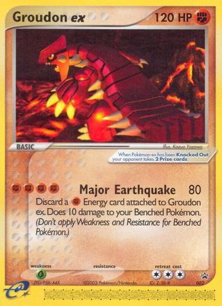 Groudon ex 2/40 - Nintendo Black Star Promos