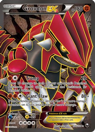 Groudon-EX 106/108 - Dark Explorers Holofoil