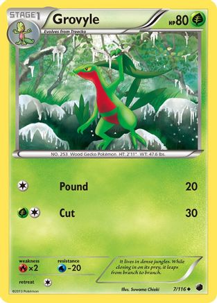 Grovyle 7/116 - Plasma Freeze