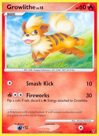 Growlithe 108/147 - Supreme Victors Reverse Holofoil