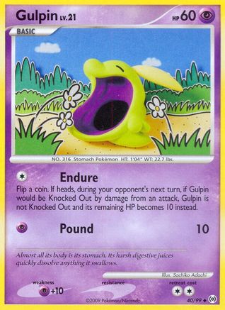 Gulpin (40) 40/99 - Arceus Reverse Holofoil