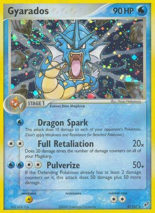 Gyarados 8/107 - Deoxys Holofoil