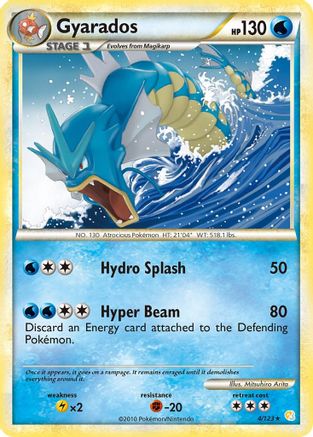 Gyarados 4/123 - HeartGold & SoulSilver Holofoil