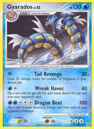 Gyarados 19/100 - Stormfront Reverse Holofoil