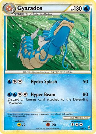 Gyarados 7/95 - Call of Legends Holofoil