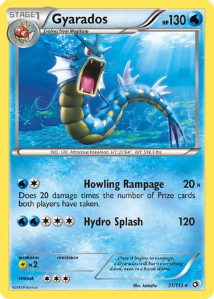 Gyarados 31/113 - Legendary Treasures