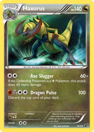 Haxorus 16/20 - Dragon Vault Holofoil