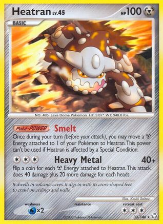 Heatran (30) 30/146 - Legends Awakened Reverse Holofoil