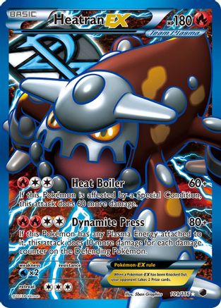 Heatran-EX 109/116 - Plasma Freeze Holofoil