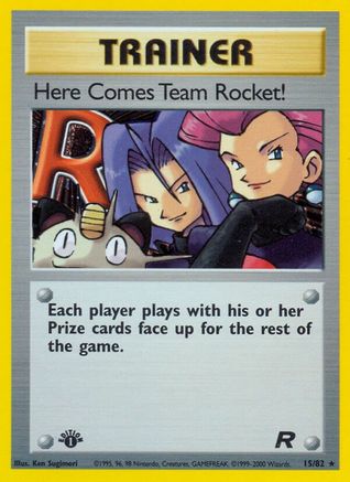 Here Comes Team Rocket! 15/82 - Team Rocket Unlimited Holofoil