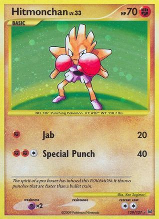 Hitmonchan 129/127 - Platinum Holofoil