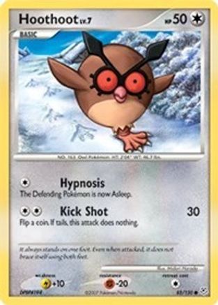 Hoothoot 85/130 - Diamond and Pearl Reverse Holofoil