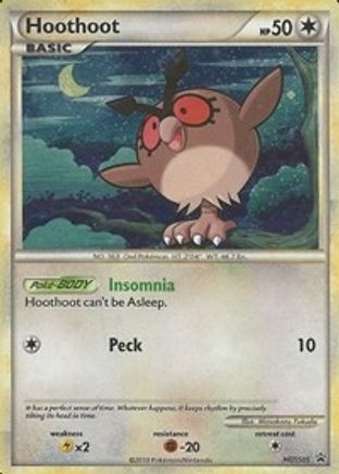 Hoothoot HGSS05/25 - HGSS Black Star Promos Holofoil