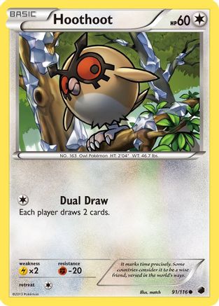 Hoothoot 91/116 - Plasma Freeze