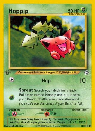 Hoppip 61/111 - Neo Genesis 1st Edition