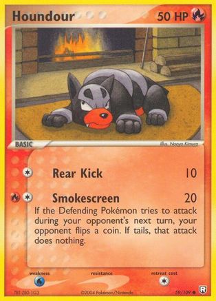 Houndour - 059/109 59/109 - Team Rocket Returns Reverse Holofoil