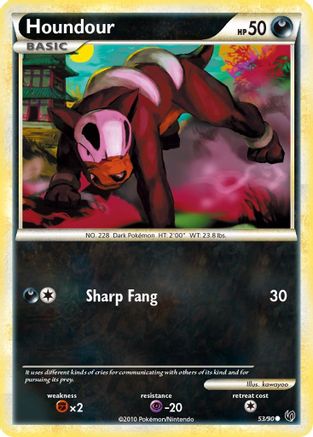 Houndour (53) 53/90 - Undaunted Reverse Holofoil