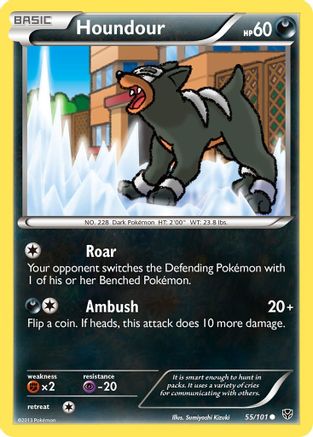 Houndour 55/101 - Plasma Blast Reverse Holofoil