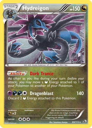 Hydreigon 99/113 - Legendary Treasures Holofoil