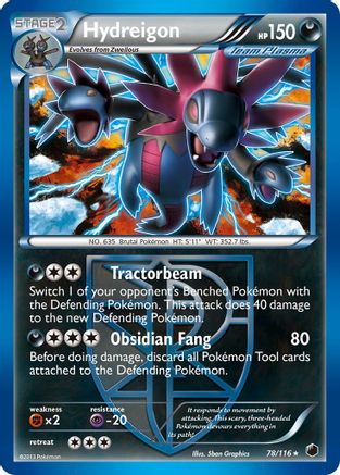 Hydreigon 78/116 - Plasma Freeze Holofoil