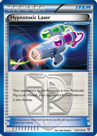 Hypnotoxic Laser 123/135 - Plasma Storm Reverse Holofoil