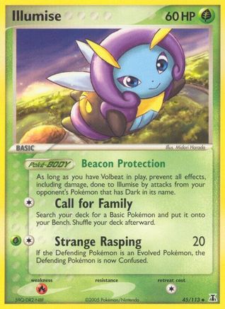 Illumise 45/113 - Delta Species Reverse Holofoil